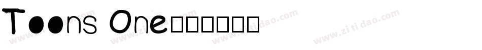 Toons One字体转换